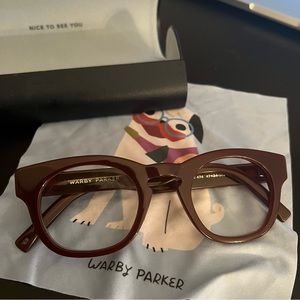 Warby Parker Kimball Frames in Russet Red